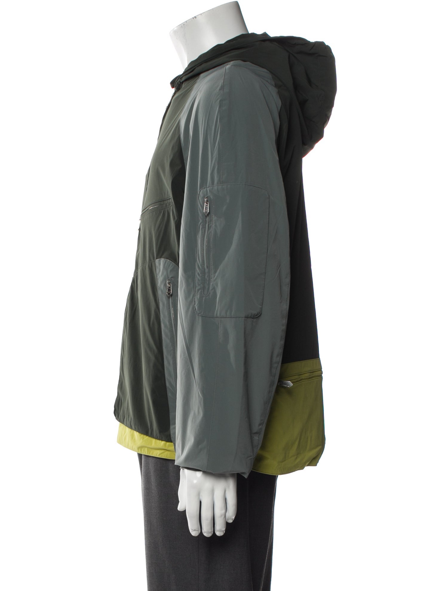 Hermès Colorblock Pattern Windbreaker