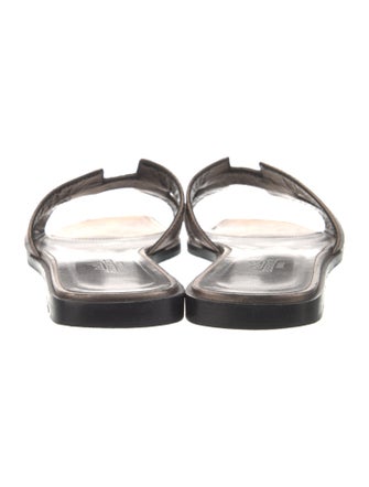Hermès Oran Leather Slides