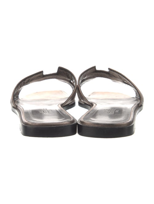 Hermès Oran Leather Slides