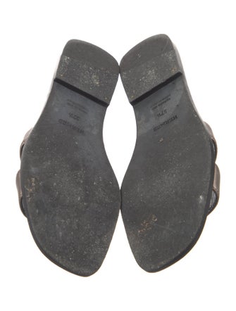 Hermès Oran Leather Slides