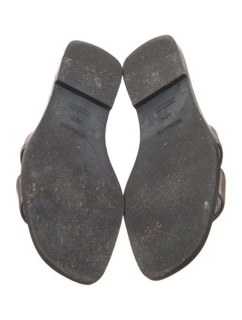 Hermès Oran Leather Slides