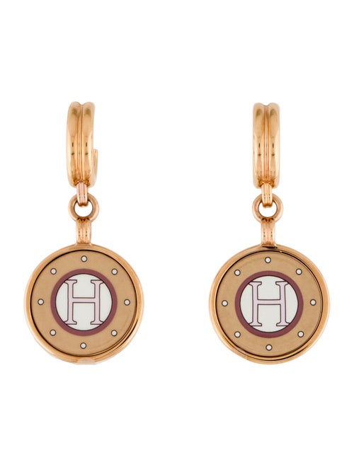 Hermès Blason Drop Earrings