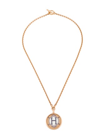 Hermès Medaille Pendant Necklace