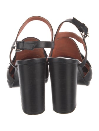 Hermès Alesia H Logo Slingback Sandals