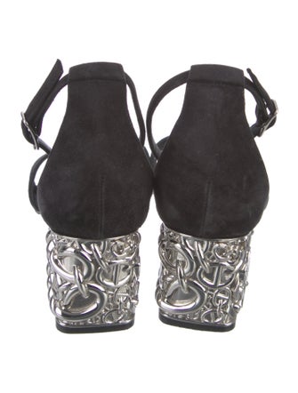 Hermès Suede Sandals