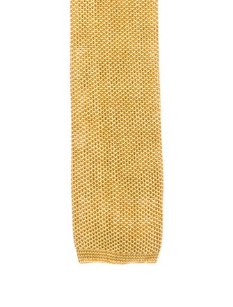 Hermès pattern silk tie