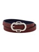Hermès Leather Swift Boucleries Triple Tour Wrap Bracelet