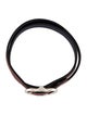 Hermès Leather Swift Boucleries Triple Tour Wrap Bracelet