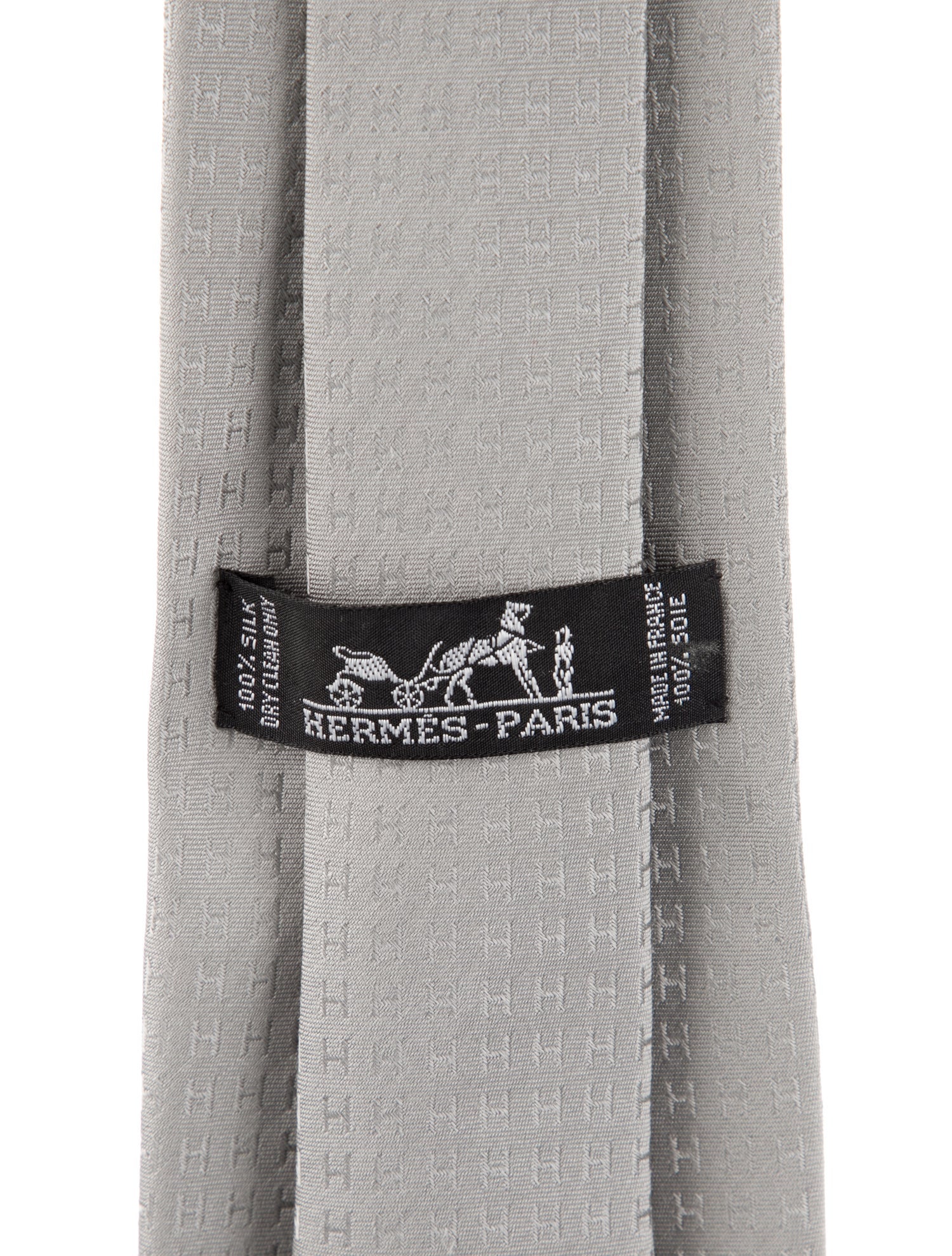 Hermès Hermès Silk H Pattern Neck Tie