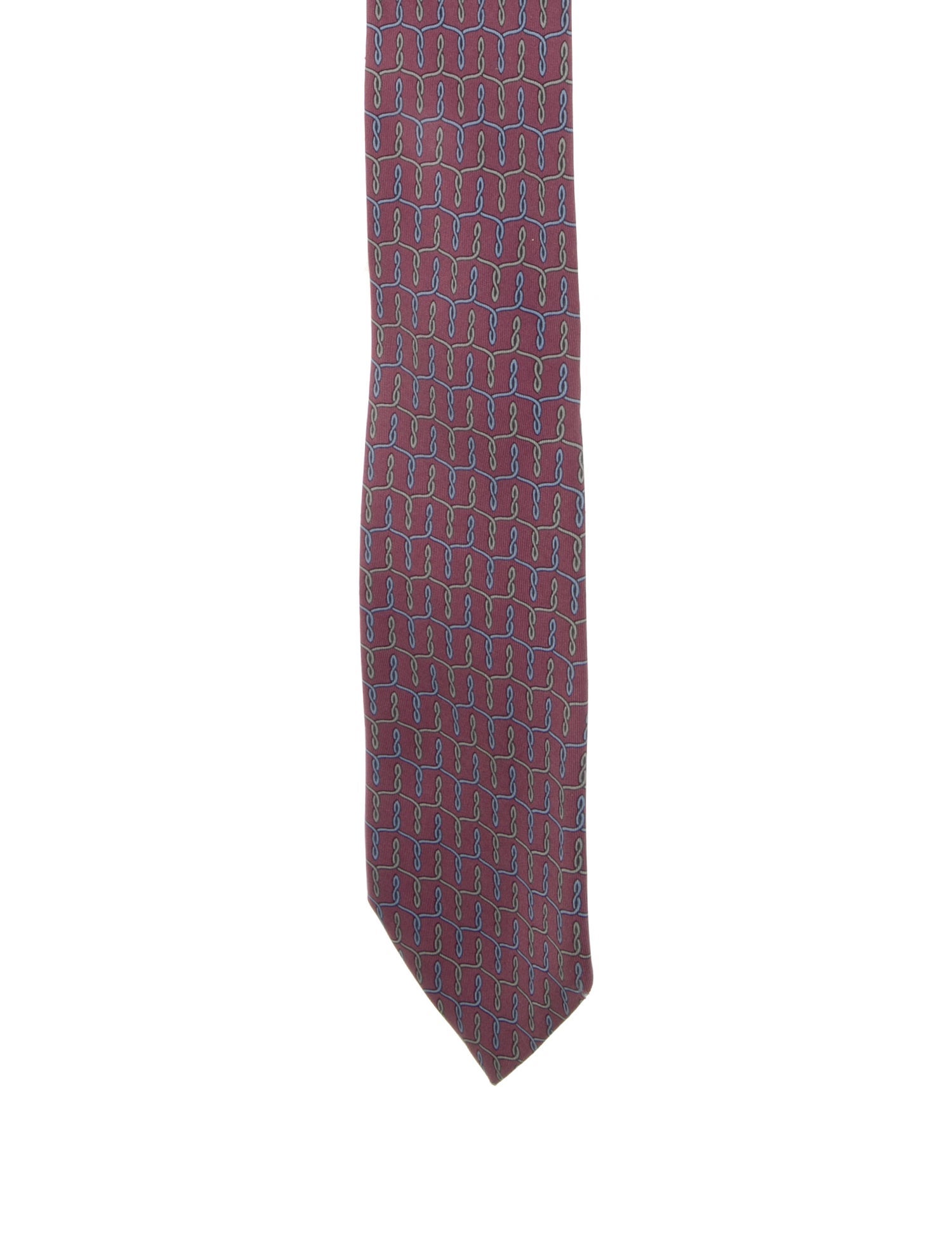 Hermès Hermès Silk Twist Tie Pattern Necktie