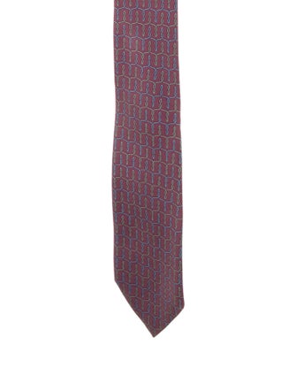 Hermès Hermès Silk Twist Tie Pattern Necktie