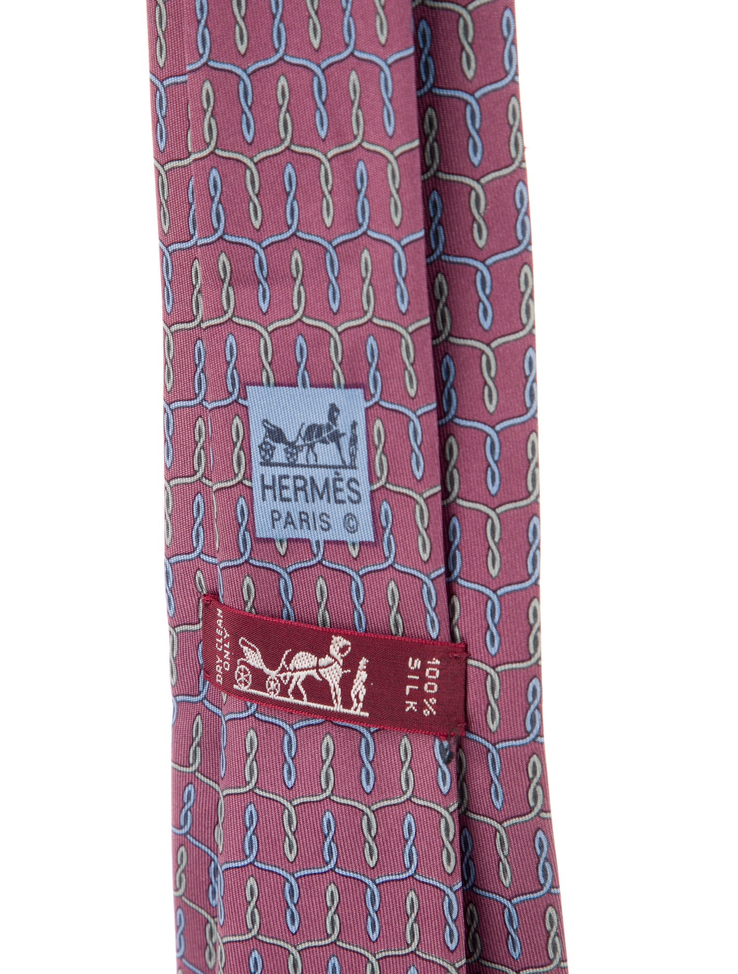 Hermès Hermès Silk Twist Tie Pattern Necktie