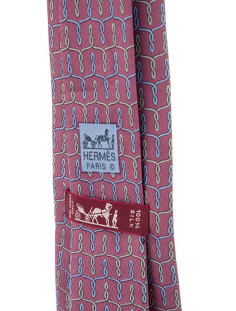 Hermès Hermès Silk Twist Tie Pattern Necktie