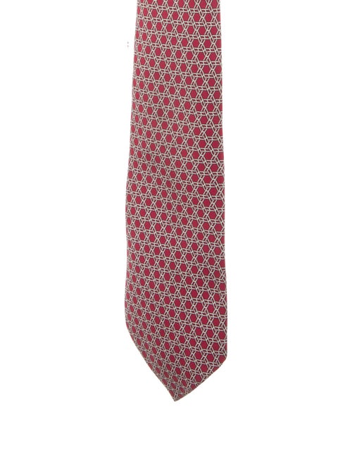 Hermès Hermès ' H ' Pattern Neck Tie