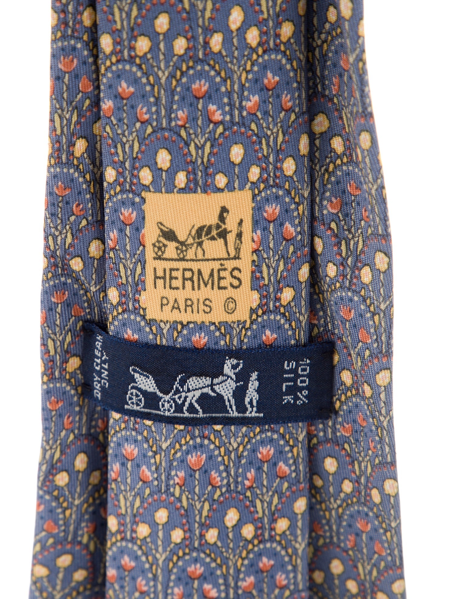 Hermès Hermès Floral Pattern Print