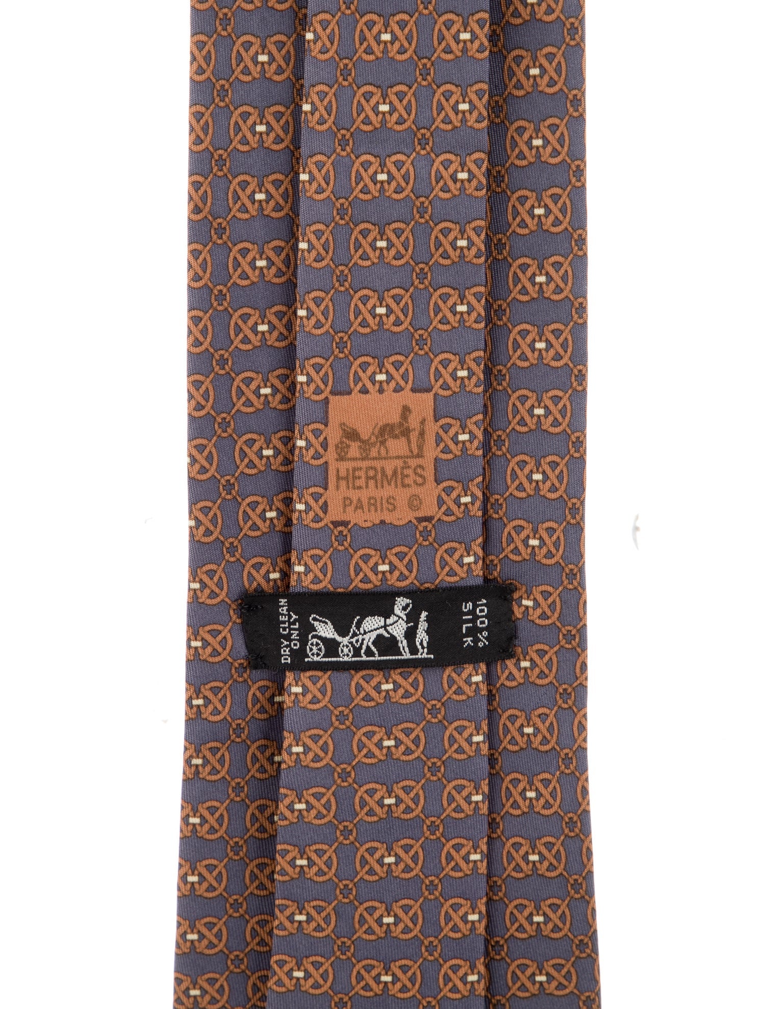 Hermès Hermès Round Pattern Print Necktie