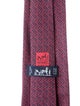 Hermès Hermès ' H ' Silk Pattern Necktie