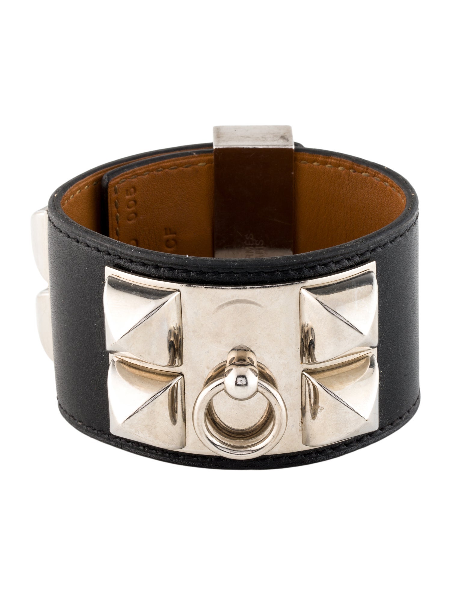 Hermès Leather Collier de Chien Wrap Bracelet