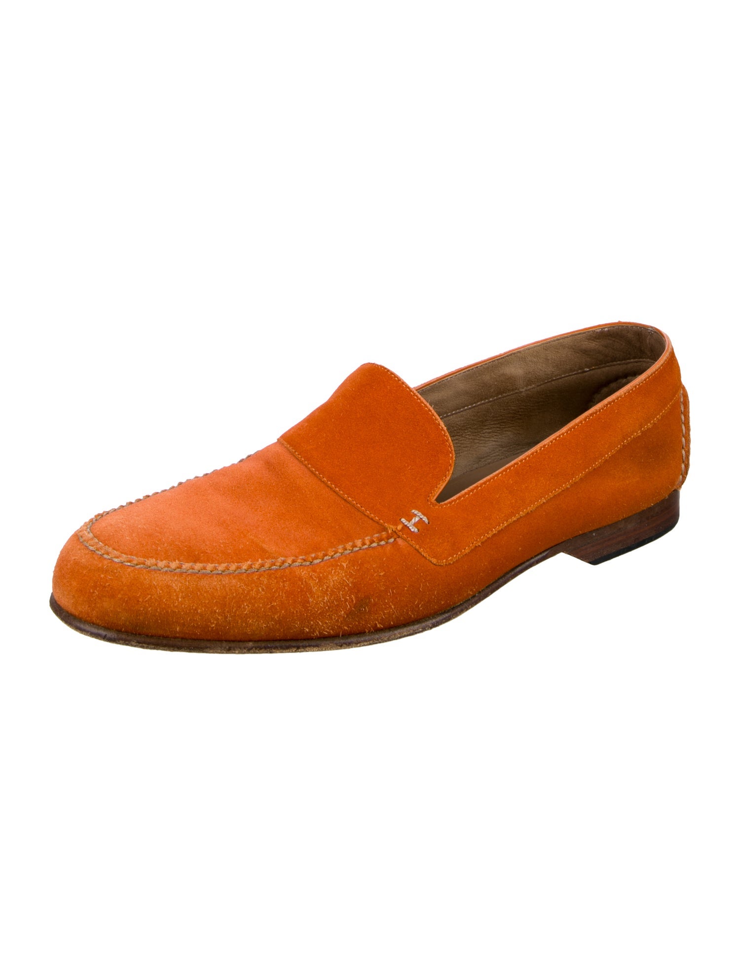 Hermès Suede Loafers