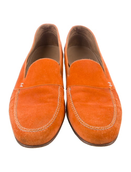 Hermès Suede Loafers