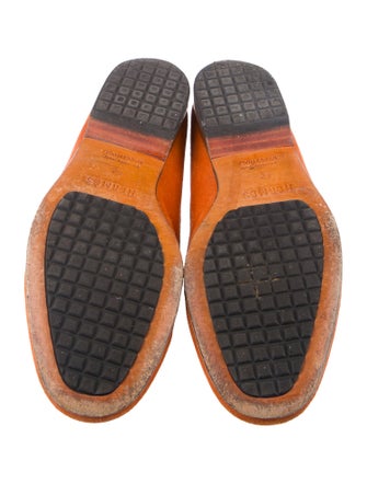 Hermès Suede Loafers