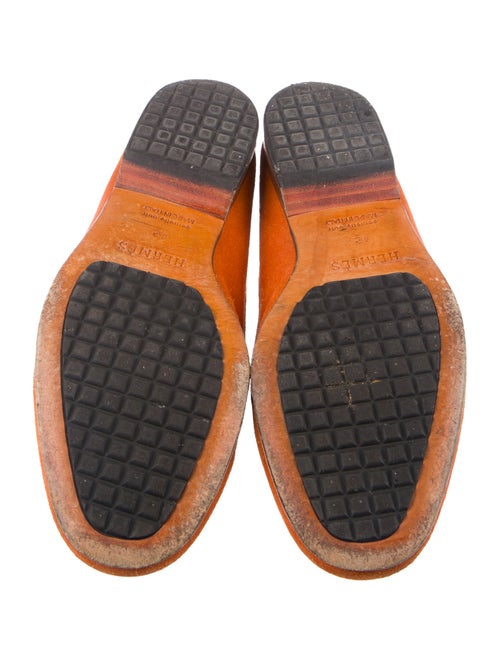 Hermès Suede Loafers