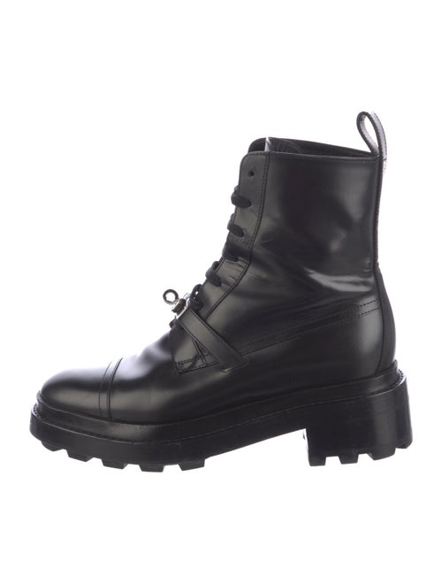 Hermès Funk Leather Combat Boots