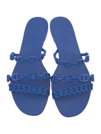 Hermès Rivage Chaîne d'Ancre Insignia Slides