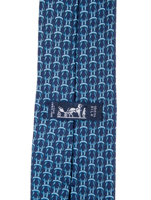 Hermès Silk Pattern Tie