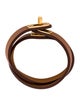 Hermès Leather Mini Kelly Double Tour Wrap Bracelet