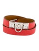 Hermès Leather Rivale Double Tour Wrap Bracelet