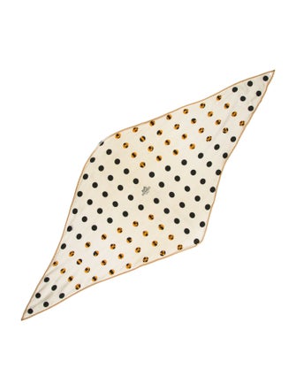 Hermès Alphapolis Losange Silk Scarf