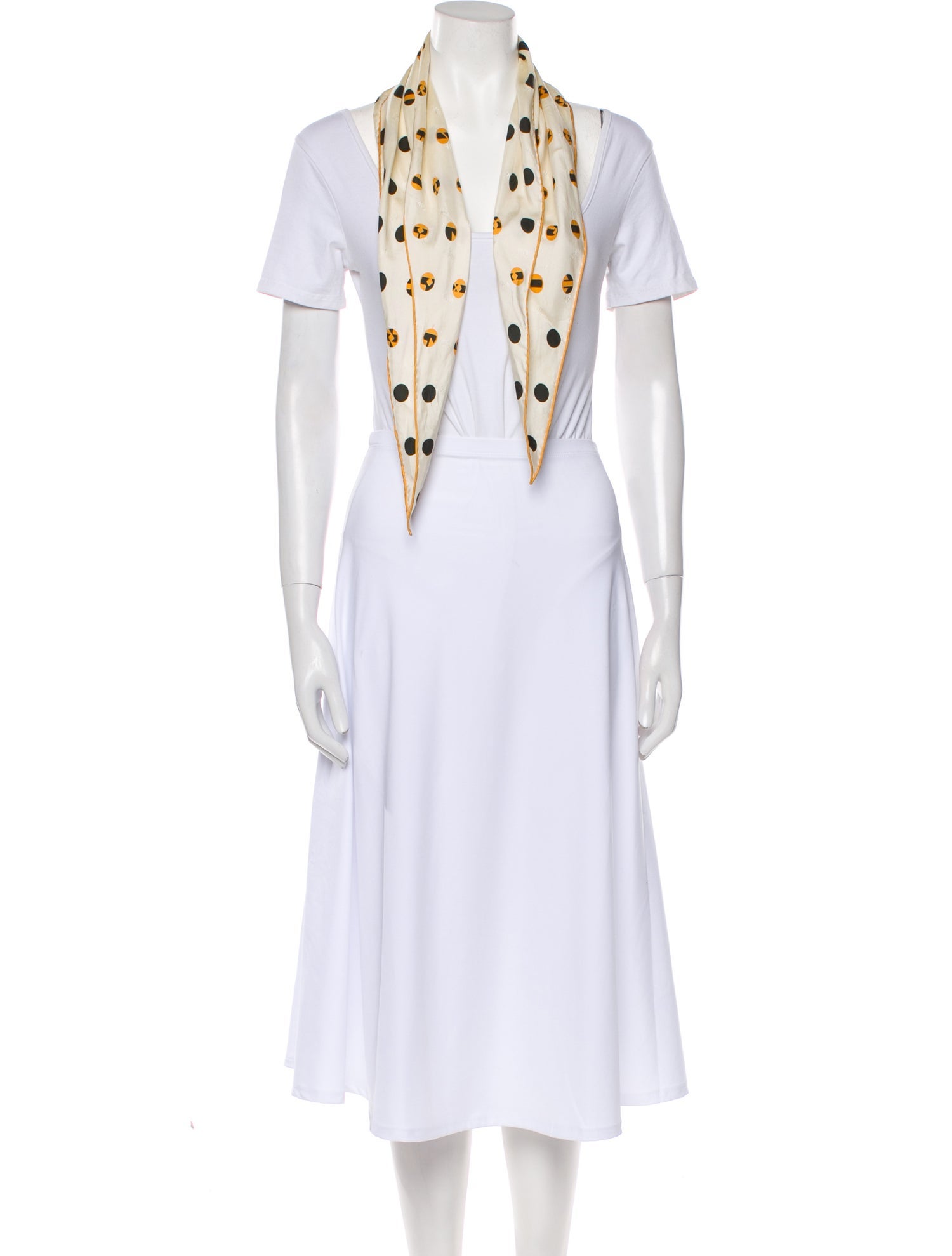 Hermès Alphapolis Losange Silk Scarf