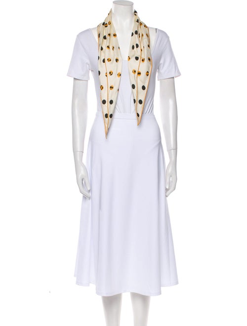 Hermès Alphapolis Losange Silk Scarf