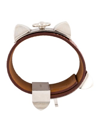 Hermès Alligator Leather Collier De Chien Bracelet