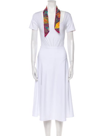 Hermès L'arbre de Vie Silk Twilly Scarf