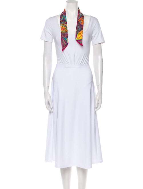 Hermès L'arbre de Vie Silk Twilly Scarf