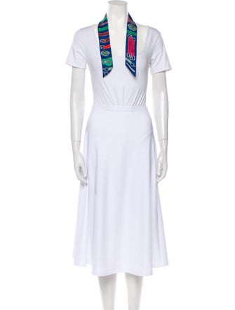 Hermès Carré en Boucles Silk Twilly Scarf