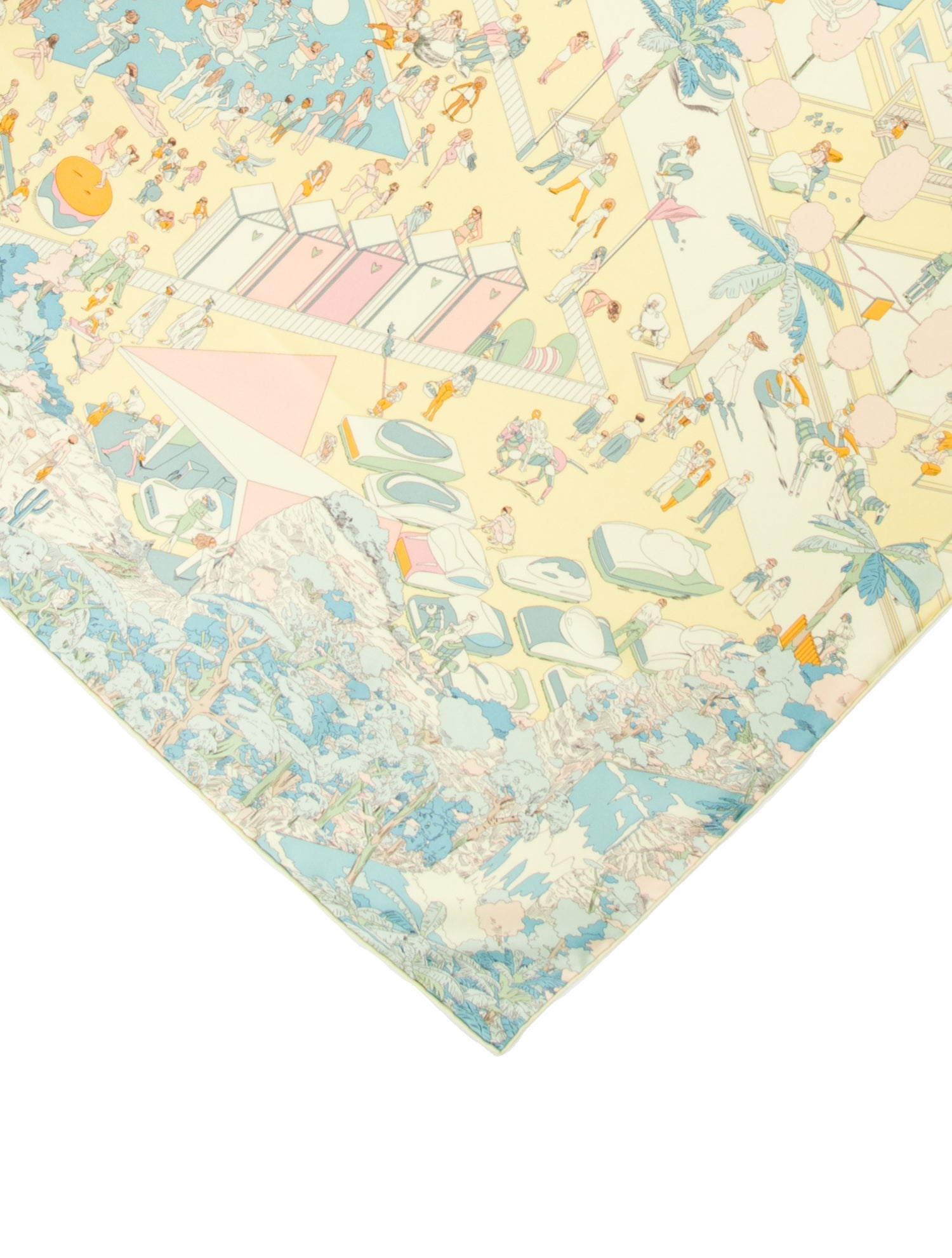 Hermès on The Beach Silk Scarf w/ Tags