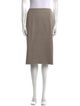 Hermès Cashmere Knee-Length Skirt