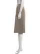 Hermès Cashmere Knee-Length Skirt
