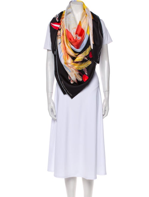 Hermès Toucans De Paradis Silk Shawl