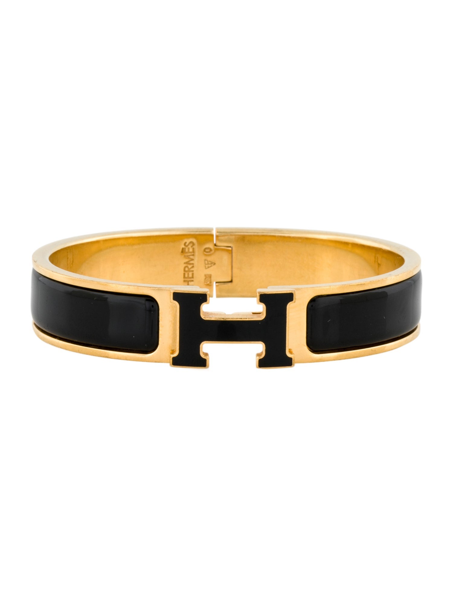 Hermès Clic H Enamel at Turnlock Bracelet