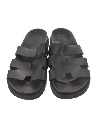 Hermès Ankara Leather Slides