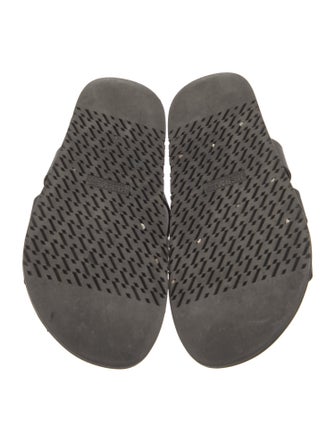 Hermès Ankara Leather Slides