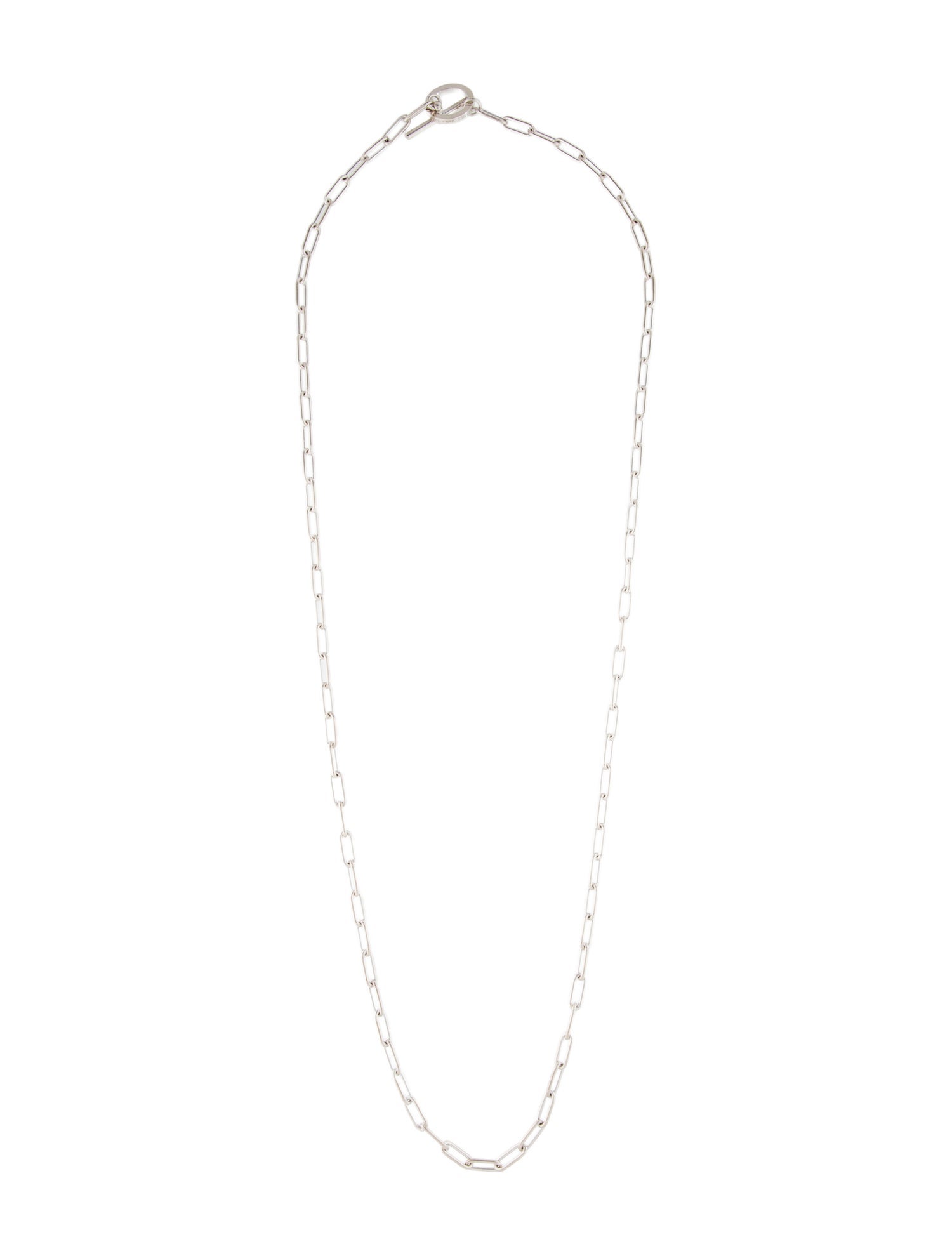 Hermès Elongated Link Toggle Necklace