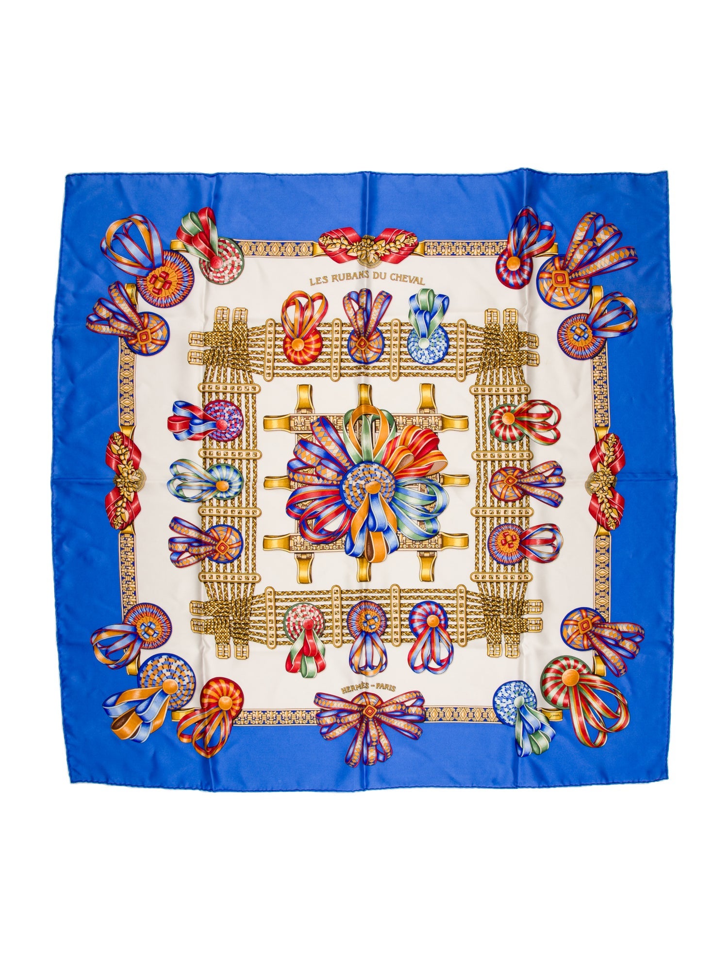 Hermès Les Rubans du Cheval Silk Scarf