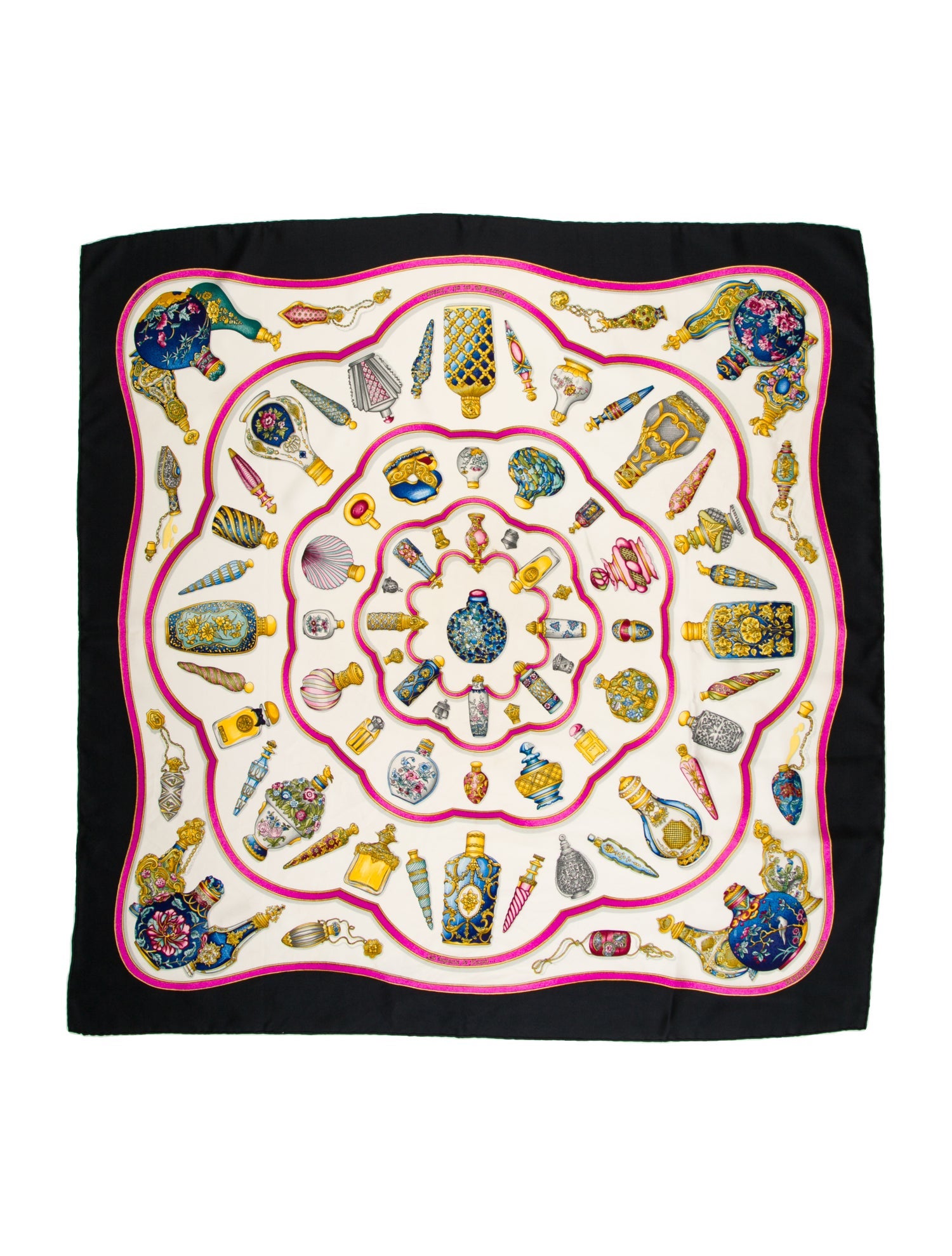 Hermès Qu'importe Le Flacon Silk Scarf