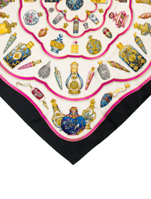 Hermès Qu'importe Le Flacon Silk Scarf