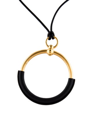 Hermès Loop Pendant Necklace